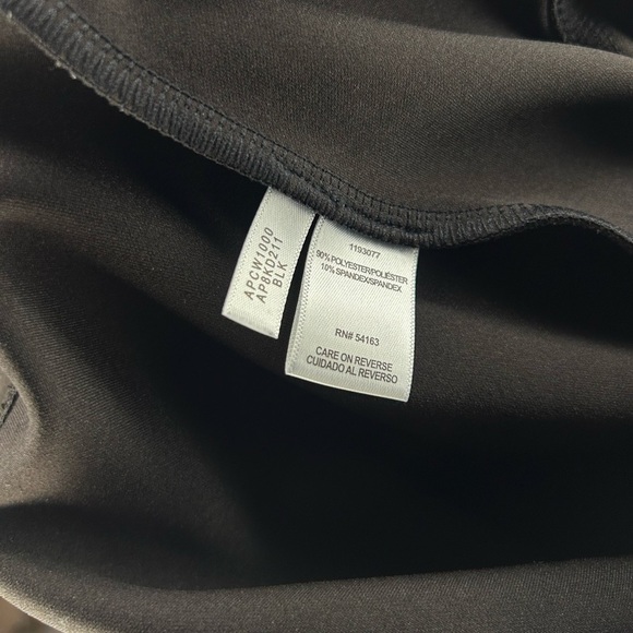 Women’s Andrew Marc Black Polyester Spandex Stretchy Suede Pants Size Small - Picture 4 of 4